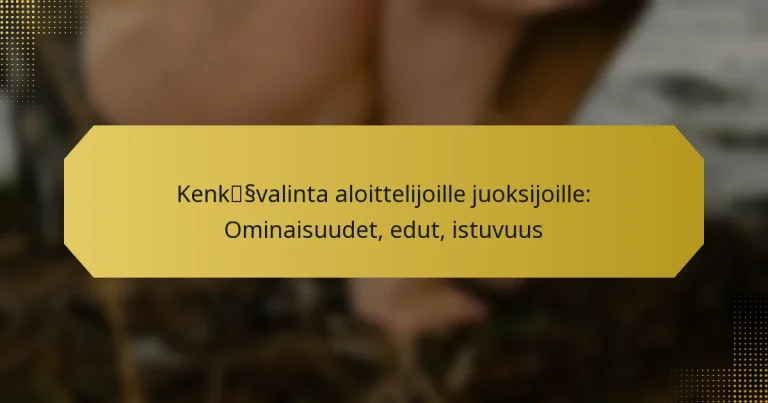 Kenkävalinta aloittelijoille juoksijoille: Ominaisuudet, edut, istuvuus